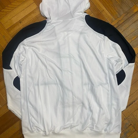 Jordan White and Black Windbreaker with Red Accent - Picture 2 of 4